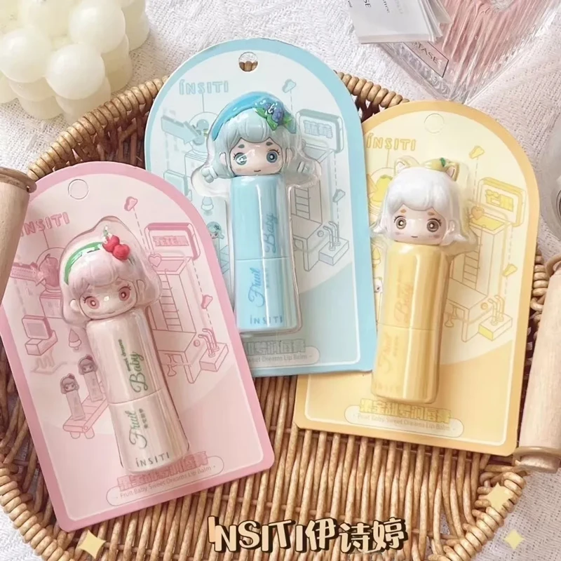 伊诗婷果宝甜梦唇膏滋润保湿秋冬补水可爱卡通水润唇膏水果味唇膏