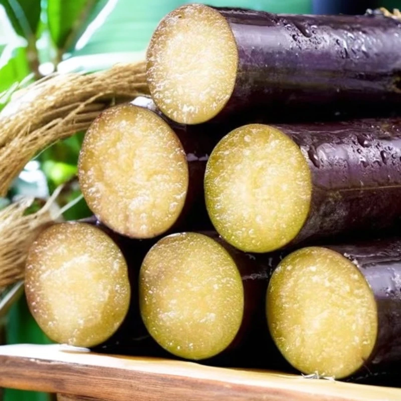 广西龙州黑皮甘蔗新鲜清甜多汁5/9斤现砍现发