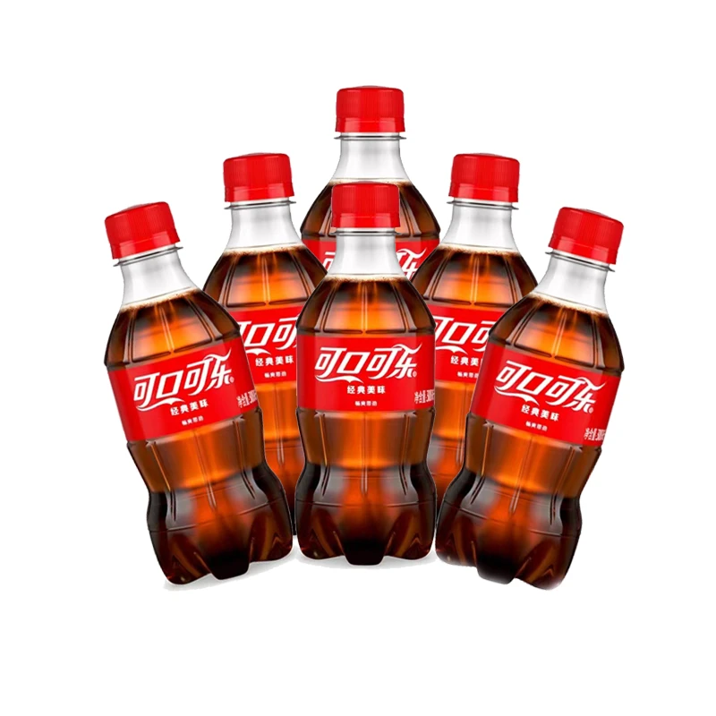 可口可乐雪碧芬达零度碳酸饮料汽水300ml×6瓶夏天即饮经典畅饮