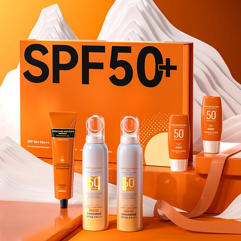 艾诗普蕊Asprriy高倍防护 防晒霜套盒+礼品袋