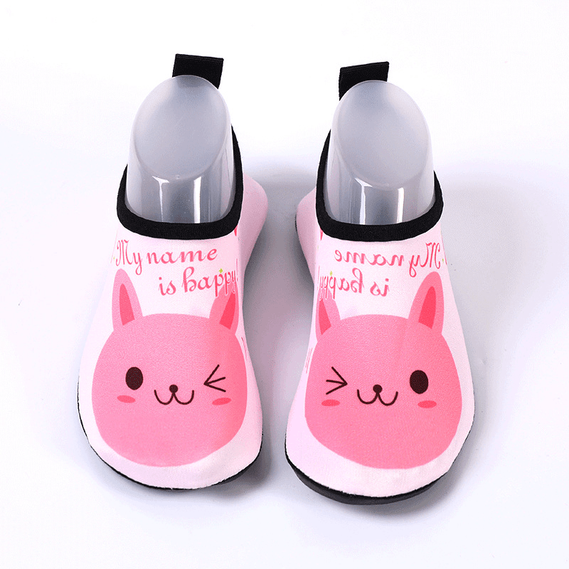 夏季卡通沙滩鞋儿童赶海沙滩潜水袜舒适户外地板鞋休闲软底沙滩鞋