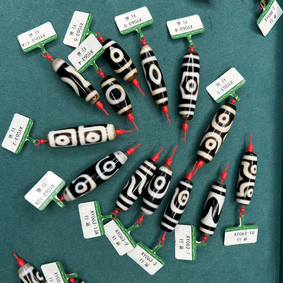 行运纯手朱砂玛瑙天珠多样性发货发其一1107