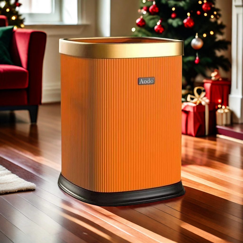 家用垃圾桶客厅卧室卫生间卧室高档办公简约双层大号高颜值无盖