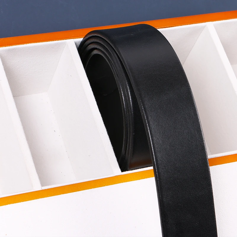 头层牛皮皮带带身手工打磨男女款真牛皮皮带定制黑色腰带真皮高档