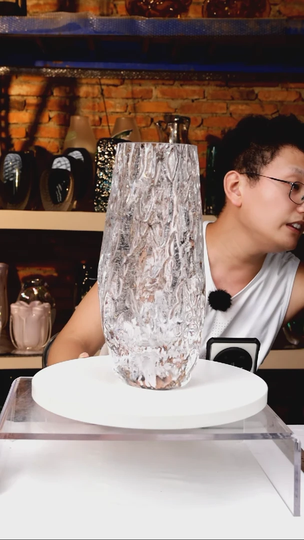 【闪购商品】出口琉璃花瓶摆件高30基本无瑕