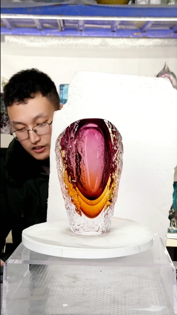 【闪购商品】高25精品琉璃摆件正常手工痕迹