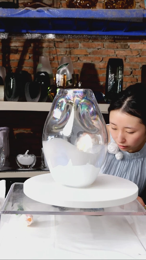 【闪购商品】高25出口琉璃花瓶摆件