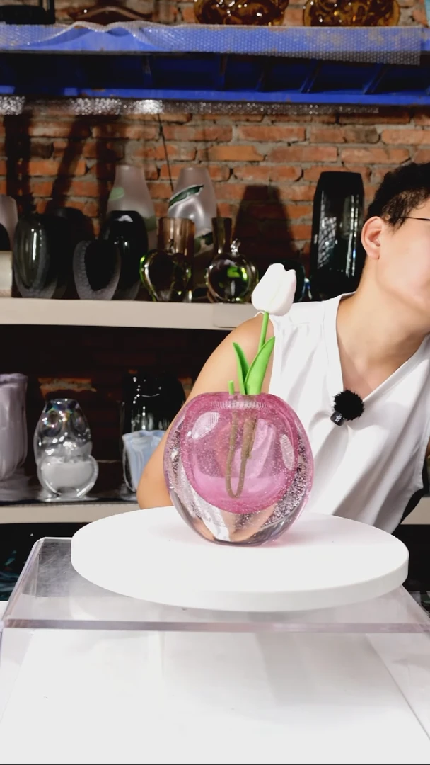 【闪购商品】出口琉璃花瓶摆件高13