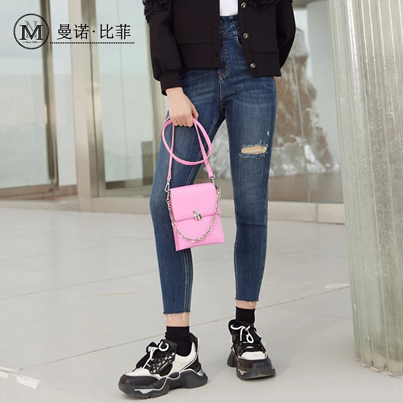 百搭高腰牛仔小脚裤MEFK133083