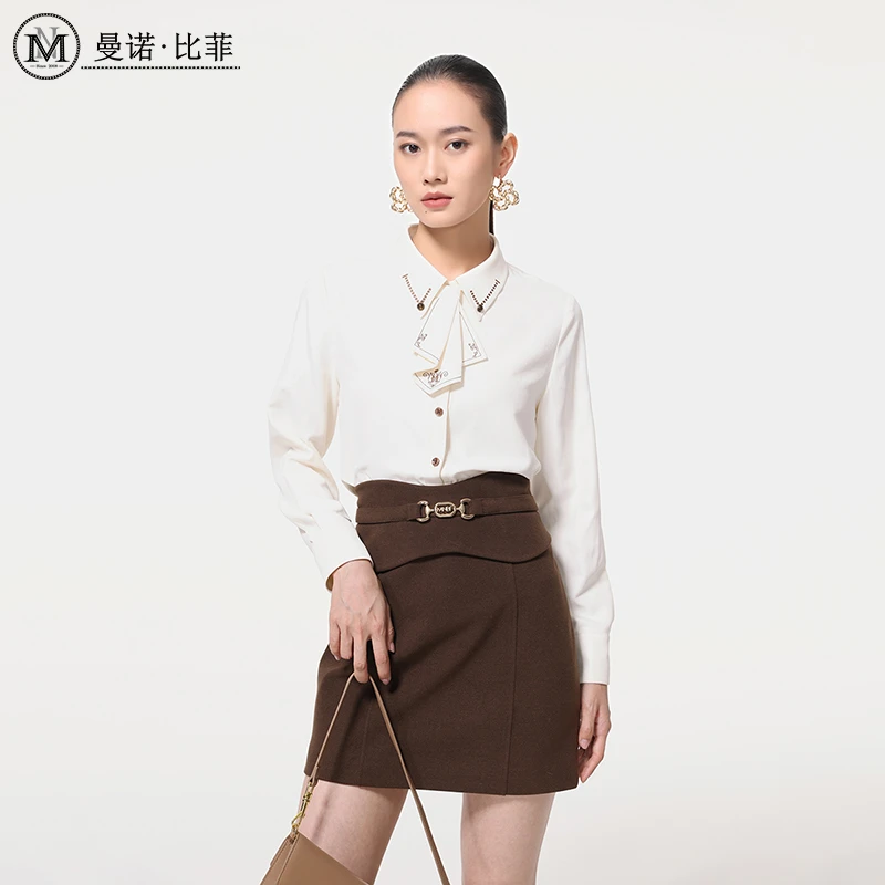 【白姐专属】甜美通勤长袖衬衫MEES144089