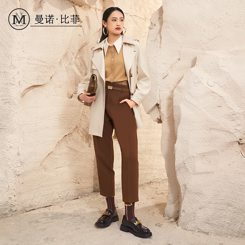 高腰显瘦哈伦裤九分裤MECK134112