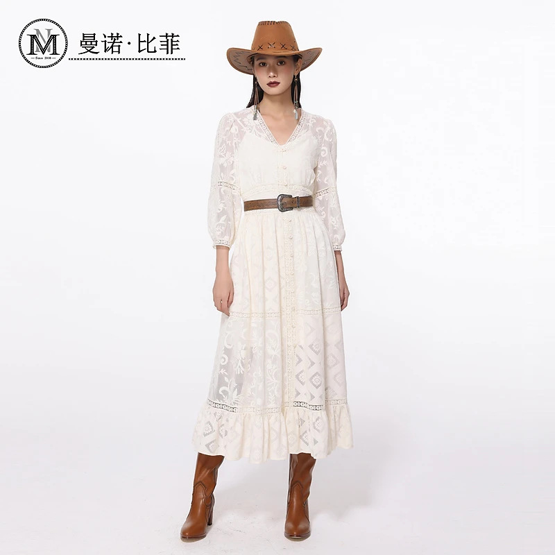 【若谷专属】设计感气质连衣裙套装MEEL171332