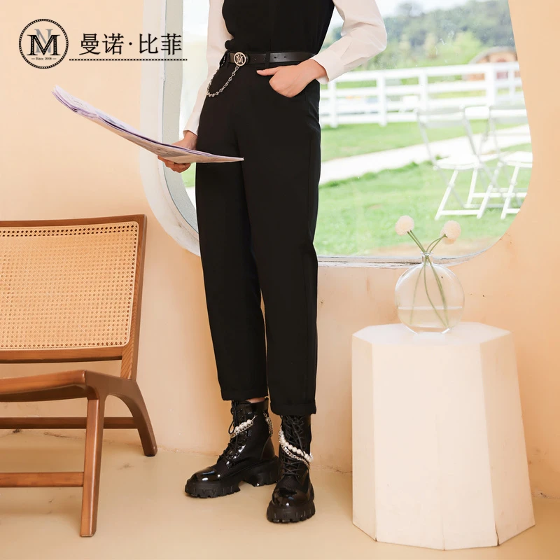 【大梦专属】轻潮运动牛仔哈伦裤MEQK112171
