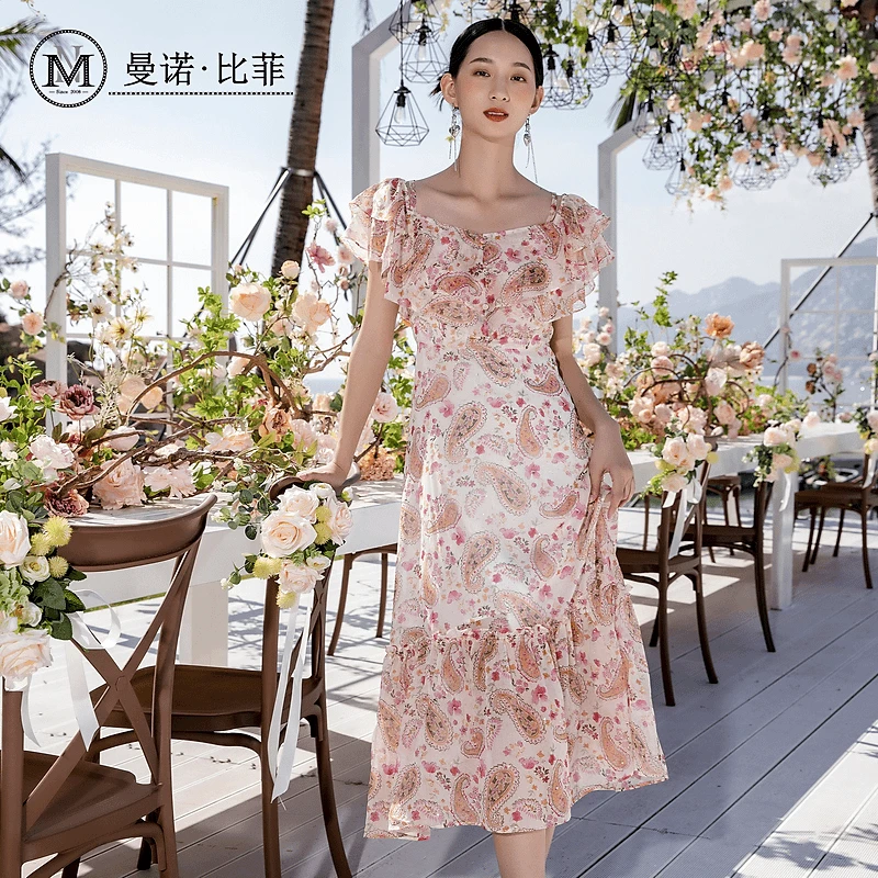 【欧莉专属】摩登职场短袖连衣裙MEBL125153