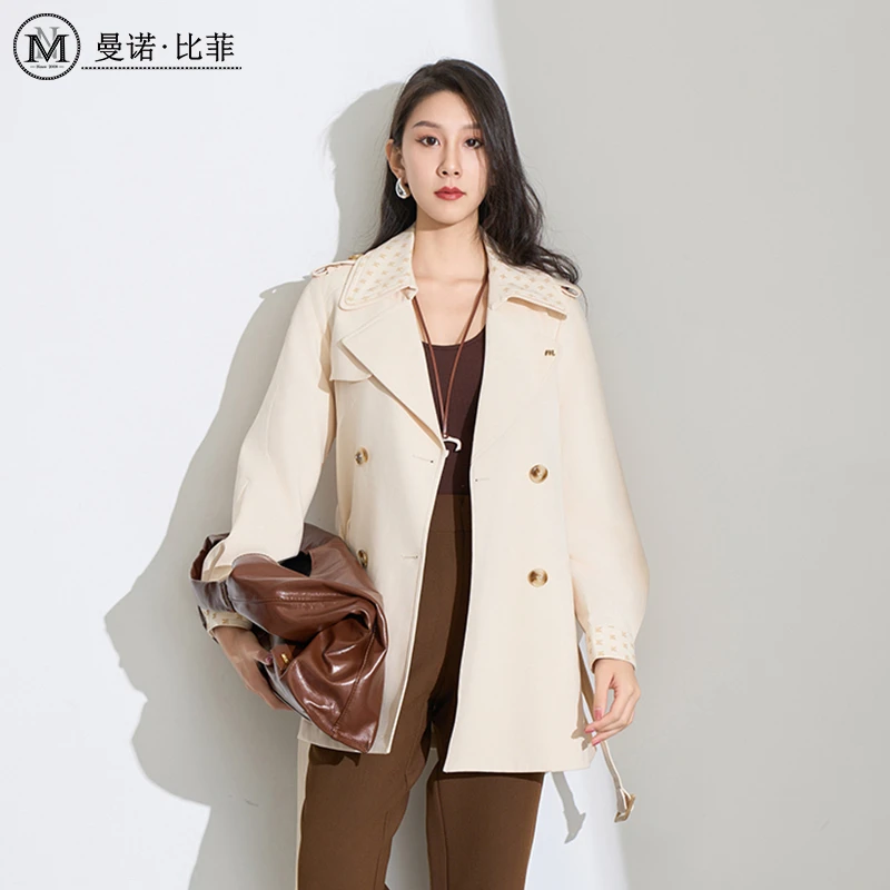 【小云总专享】设计感时髦风衣外套MEHG134103