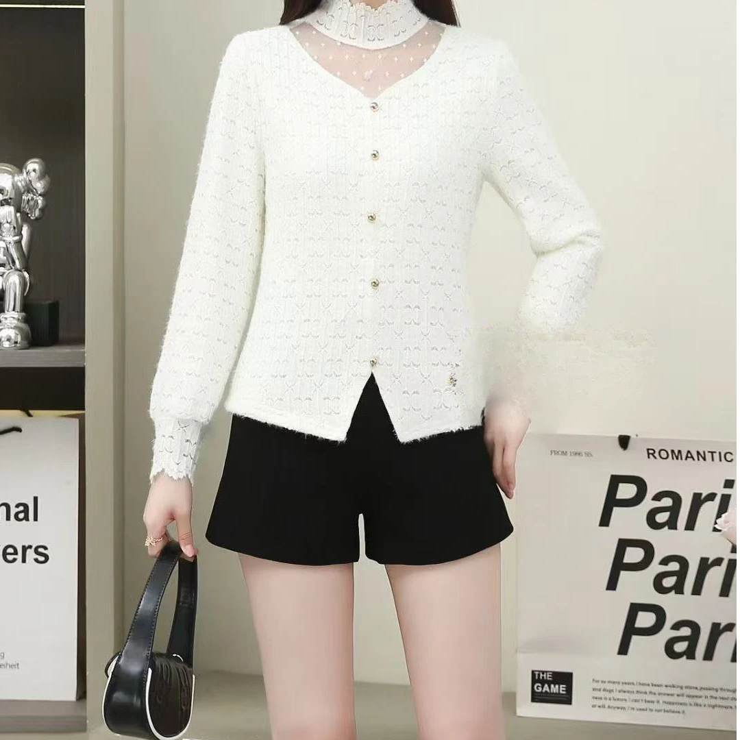 冬季时尚显瘦短款打底女上衣