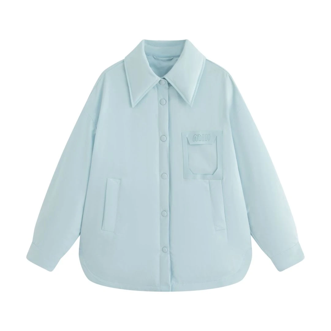 2024新款95白鸭绒衬衫款保暖时尚百搭Y24009