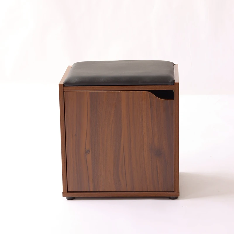 胡桃换鞋凳小户型家用门口可坐客厅整装入户进门收纳储物凳穿鞋凳