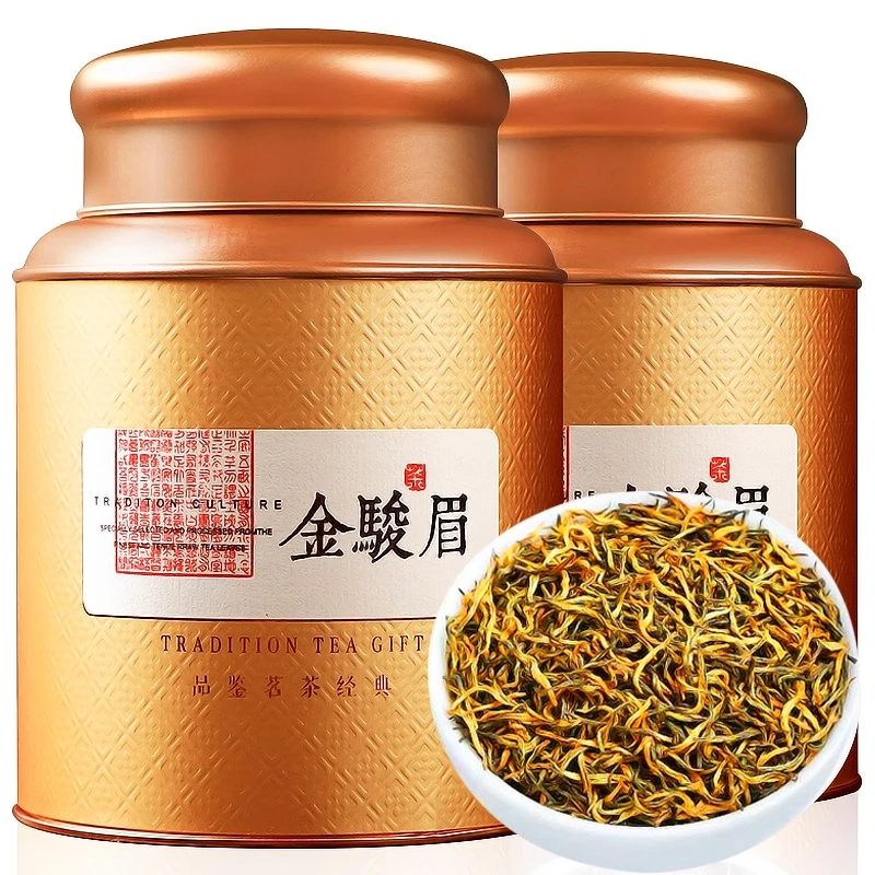 正宗武夷山金骏眉茶叶特级 浓香高山红茶原产桐木黄芽浓香型罐装