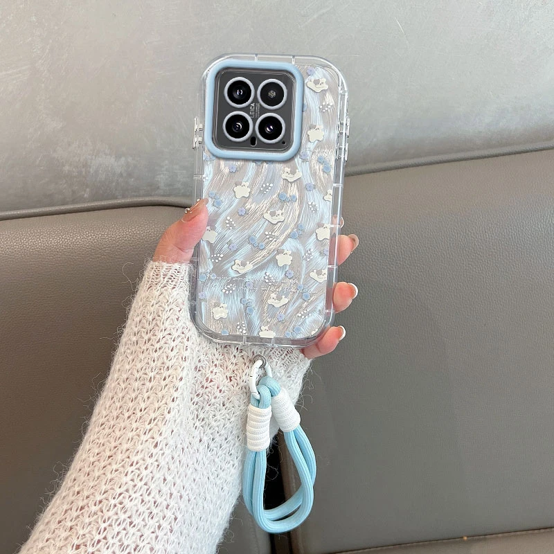 适用小米14手机壳14pro新款女小清新全包防摔可爱高级感ins风小众