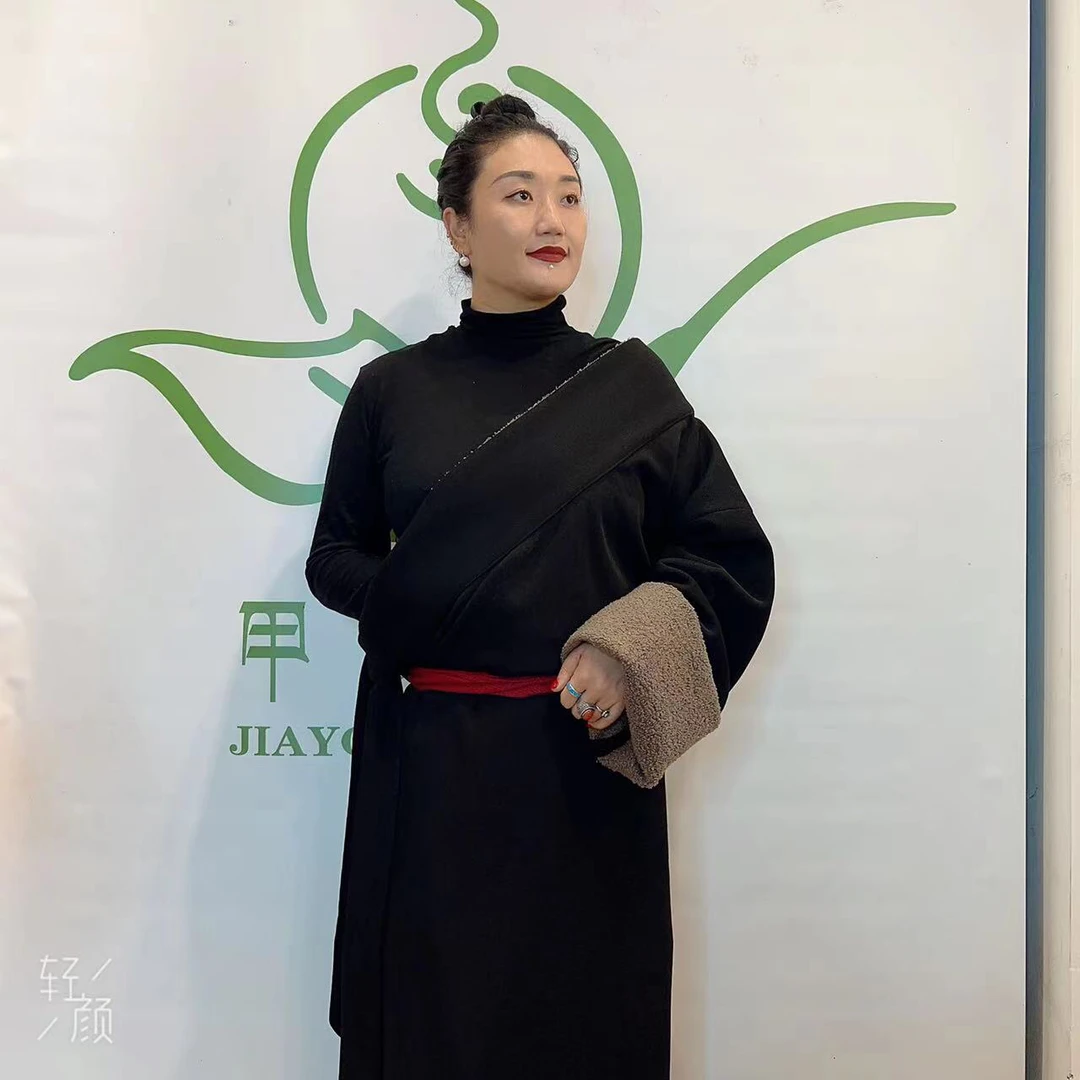 新款冬装加厚西藏袍 民族服装