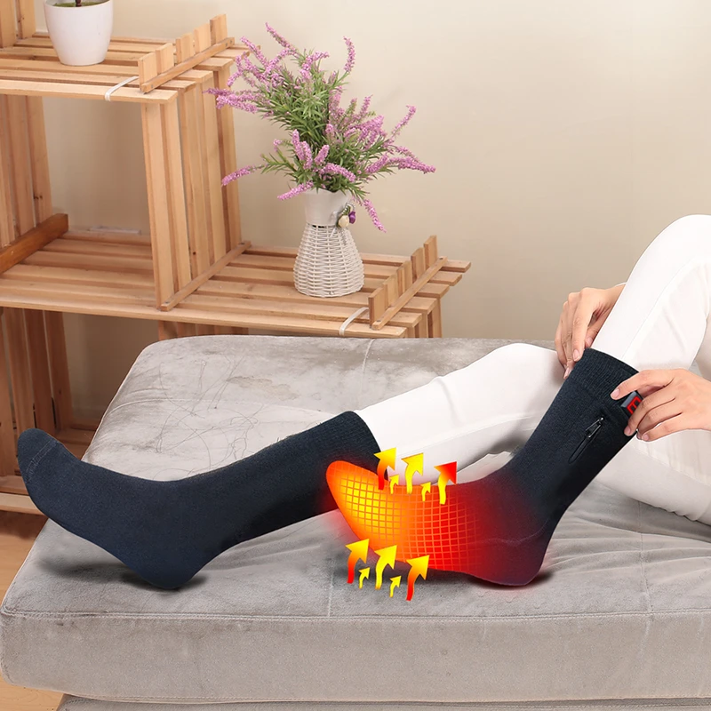 warmfeel/暖非儿充电加热袜保暖发热袜加热暖脚袜暖脚神器男女款