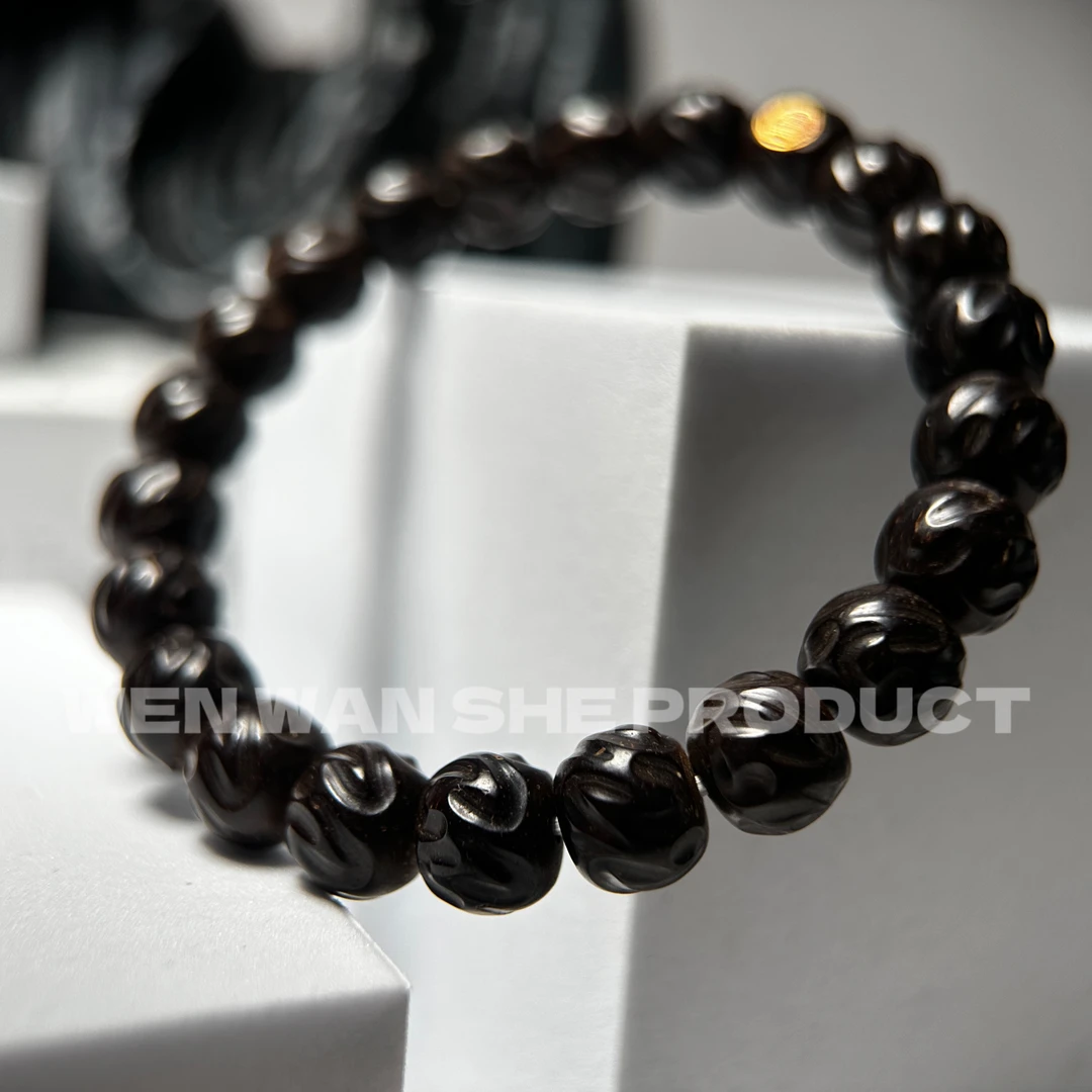 【赤焰】老型雕刻无标纯手工原生态精品椰蒂