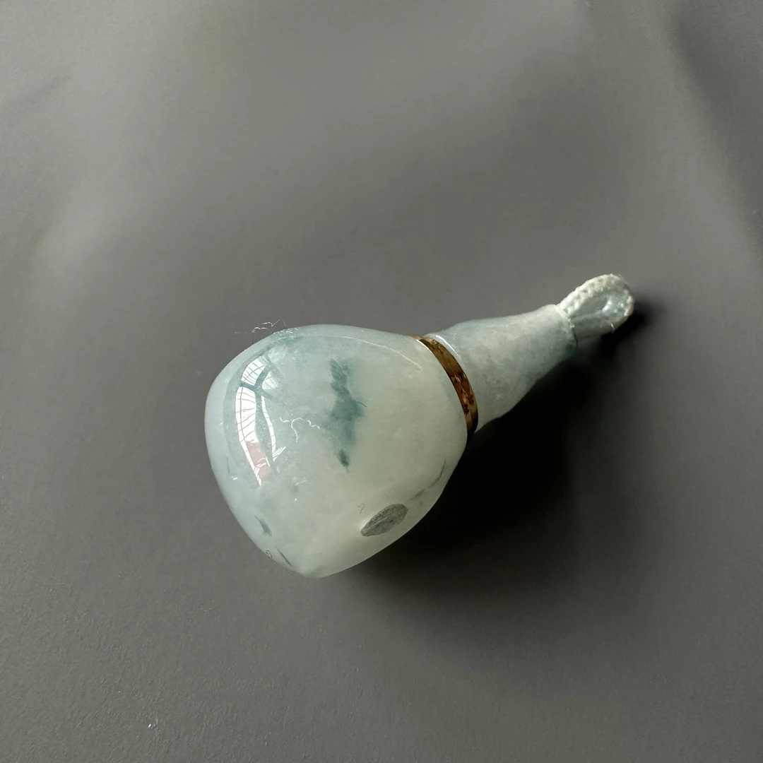 12mm翡翠配饰金腰带三通高订设计A货缅料