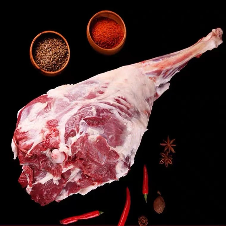 【餐饮批发】后腿大西北散养草饲羊 去皮带骨后腿肉 不腥不臊 包邮