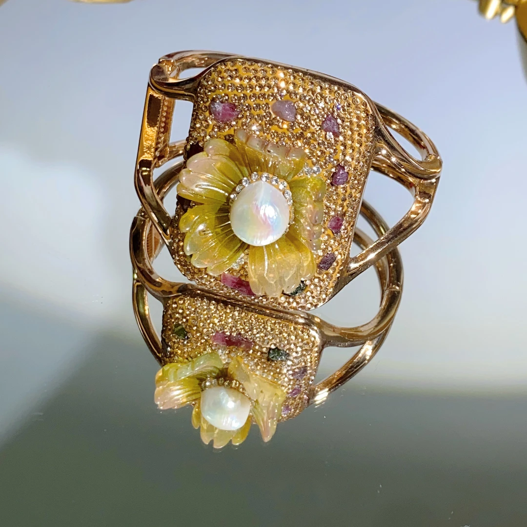 TTSD 中古设计时尚个性手镯欧美风气质3835宫廷风美丽