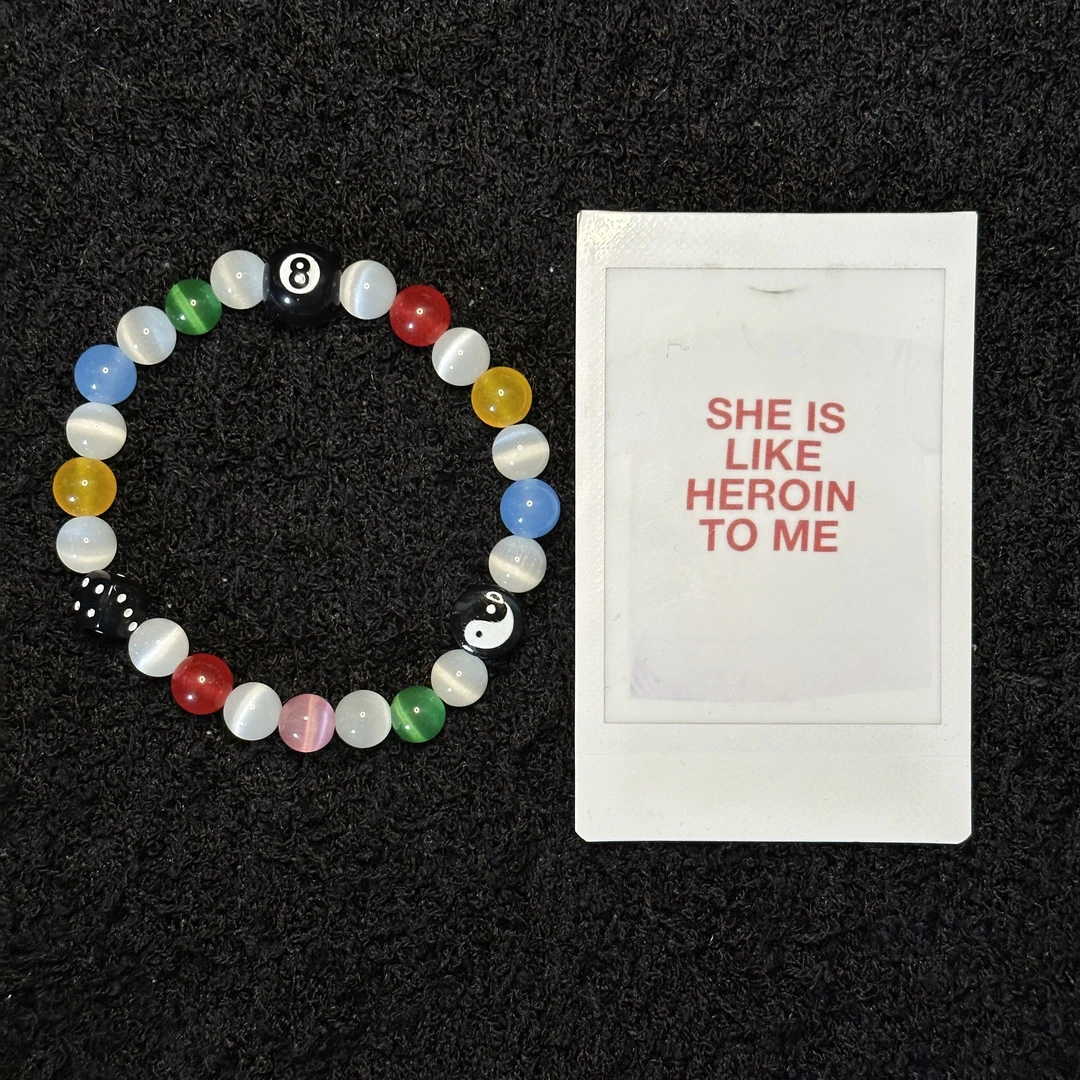 非金属手链 中国风太极小众拼接男士手串轻奢时尚女百搭高级潮流