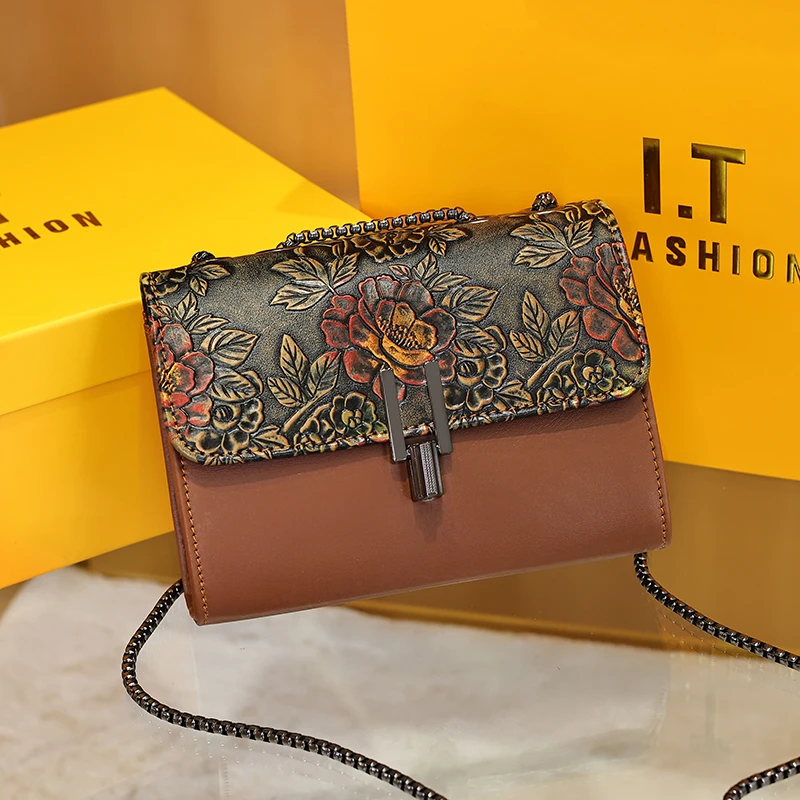 宠粉专属2024新款轻奢百搭潮流链条单肩斜挎女包H070