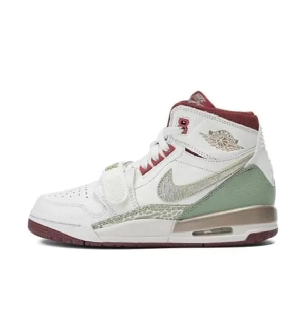 Air Jordan Legacy 312 龙年白绿灰复古高帮女鞋 FZ5047-120