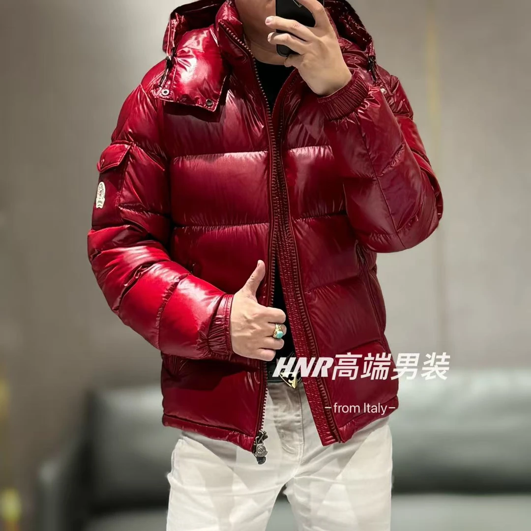 纯色设计连帽新款潮流高端男士时尚休闲百搭玛雅羽绒服8918