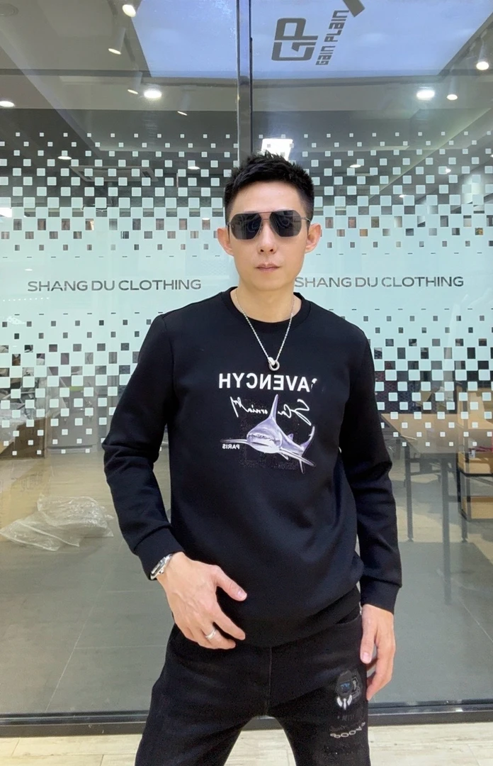 【商都】男士长袖休闲百搭圆领套头秋冬时尚欧货卫衣AZ1948