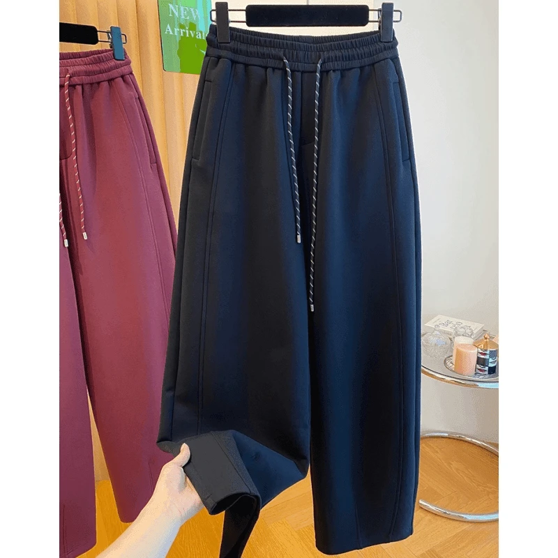 高级感香蕉裤女卫裤弯刀裤镰刀裤宽松休闲时尚长裤子2024春秋新款