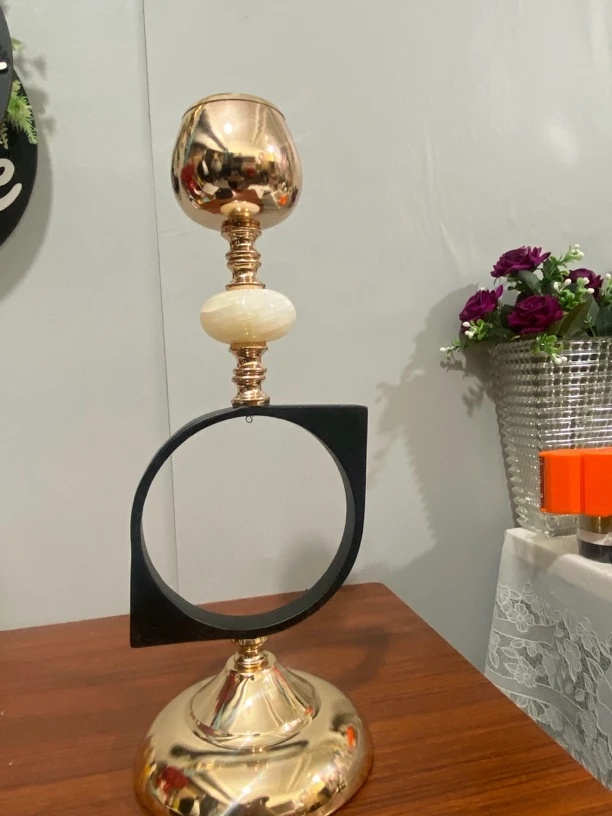 金色 蜡烛台买一送一