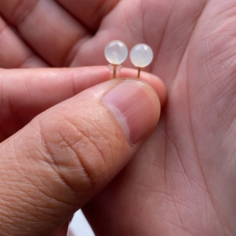 【闪购商品】翡翠耳饰18K金镶嵌