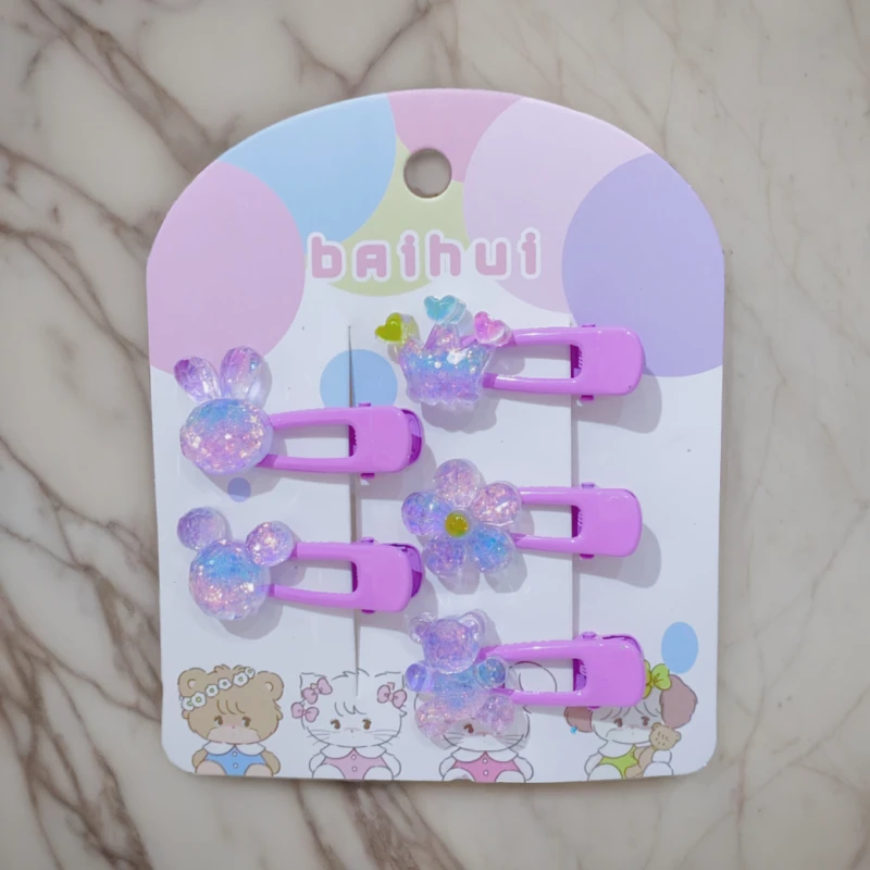 【HM-7725】2-6岁儿童可爱公主卡通发绳创意亲子发饰