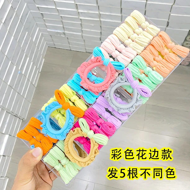 【YB-61038】发5根 经典花边 木耳边成人大童女童发圈配饰发绳发饰