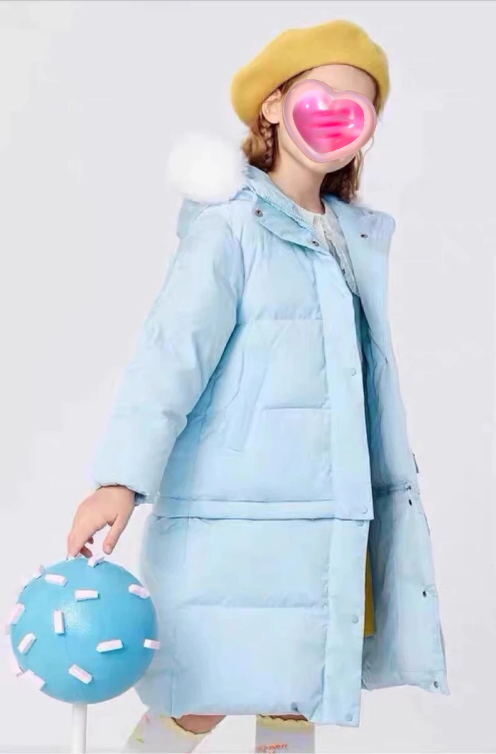 八家女孩可拆卸两穿嘎嘎棉服