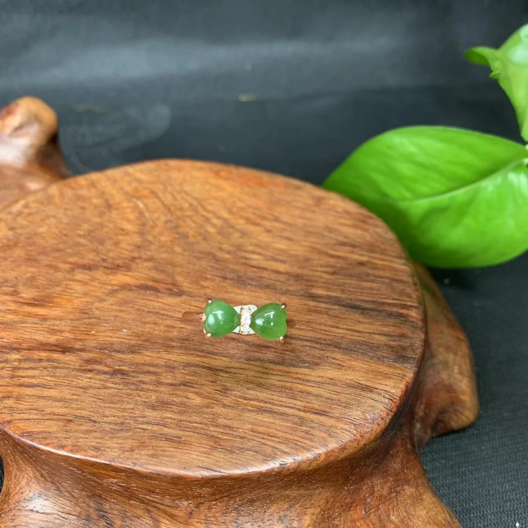 【山东玉石】112501和田玉戒指镶嵌女款  顺丰包邮多样性发其一