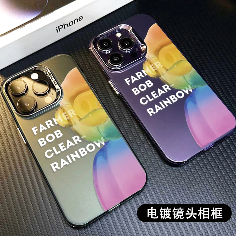 潮流农夫BOB苹果15/14promax手机壳高级女iPhone13/12全包11防摔