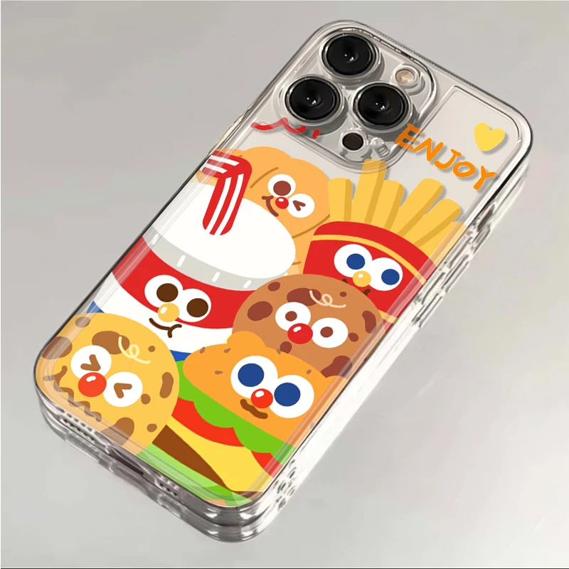 ENJOY薯条苹果oppo小米vivo华为iPhone15手机壳14promax太空13软