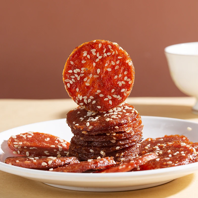 【泥泥的美食小铺】酱烧猪肉脯 食肉星人推荐原味/香辣味肉干150g