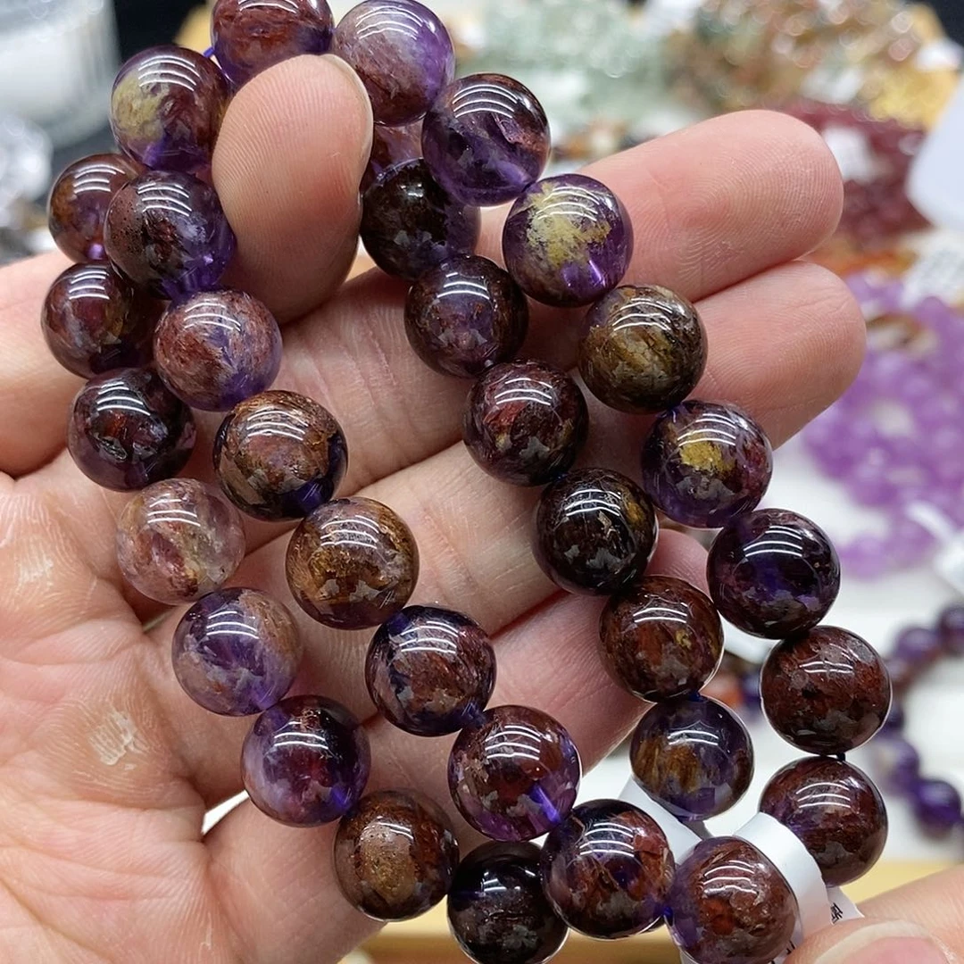水晶手链未镶嵌多样性发货发一条