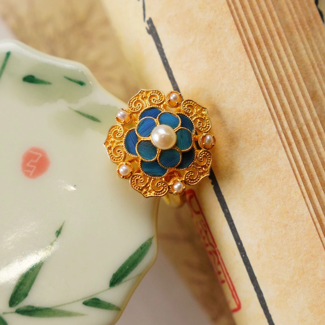 925银羽毛耳饰 【青衣·点翠集合】纯手工点翠工艺