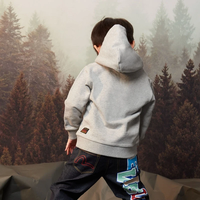 EVISUKIZZU童装佛头印花连帽卫衣2EAKZB3SW4519XXCT