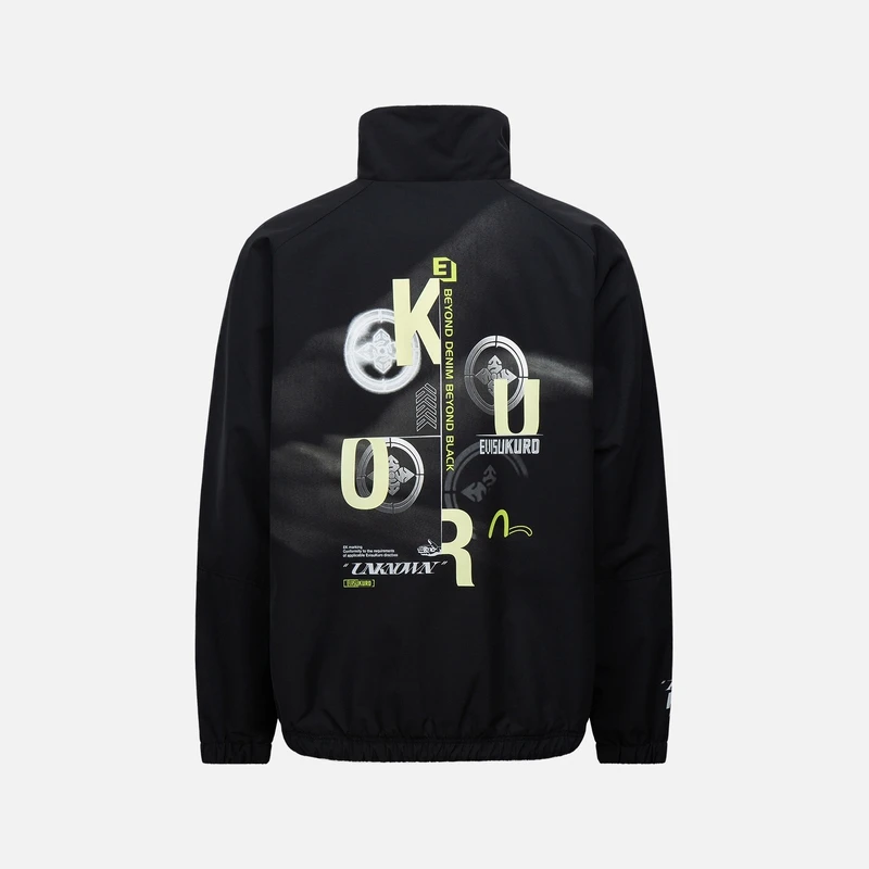 EVISU 秋冬多重家花印花夹克外套男士潮牌2EAGNM1JK729RXPQ