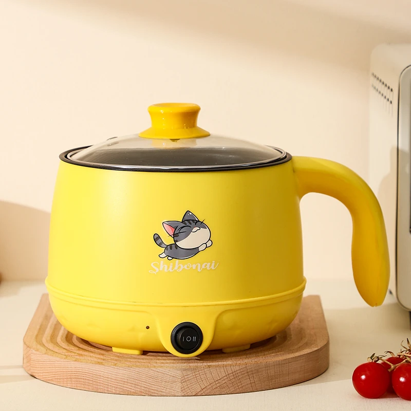 [现货】小电锅学生宿舍锅电煮锅电炒蒸煮一体电锅多功能一体锅